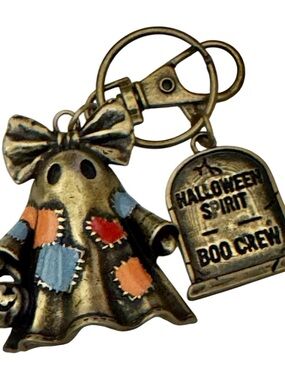 NWOT Ghost Halloween Metal Handbag Charm/ Keychain